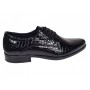 Pantofi barbati de gala - eleganti din piele naturala croco lac Ciucaleti Lorenzo 819